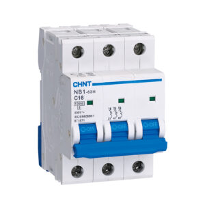 CHINE - -Circuit Breaker 3 Pole, D Curve 10kA- 40A      NB1-63DH3P40